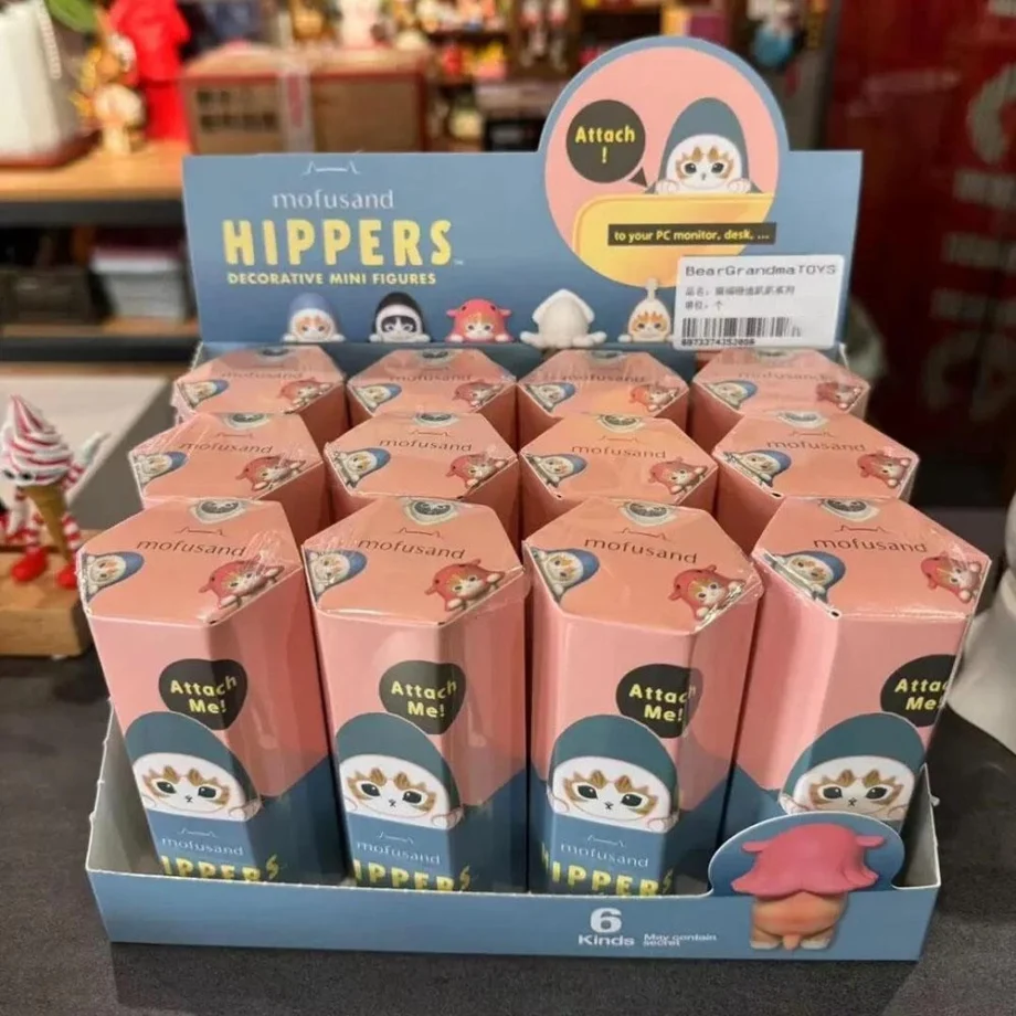 Sonny Angel Mufusand Cat Hippers Party Series Blind Box Cute Doll Mystery Box Lucky Box Toys Mobile Phone Accessories Gifts